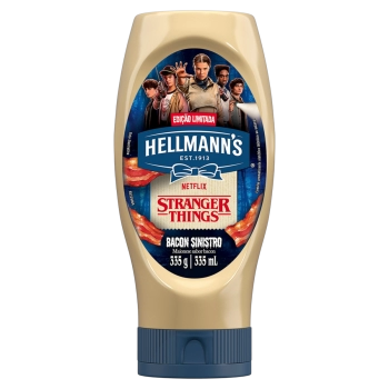 MAIONESE BACON STRANGER THINGS HELLMANN'S SQUEEZE 335G 