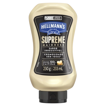 MAIONESE HELLMANN\'S SUPREME SQUEEZE 230G (24)