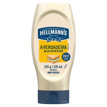 MAIONESE HELLMANN'S SQUEEZE 335G 