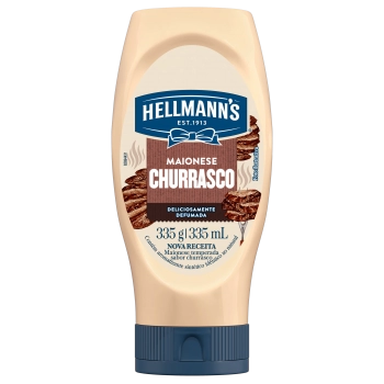 MAIONESE TEMP CHURRASCO HELLMANN\'S SQUEEZE 335G (24)
