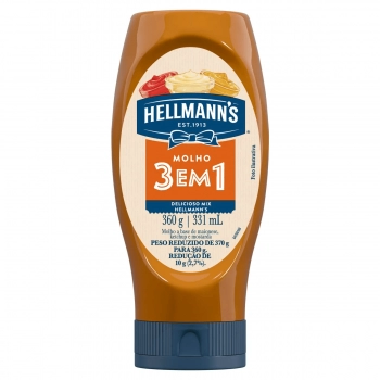 MOLHO 3 EM 1 HELLMANN'S SQUEEZE 360G