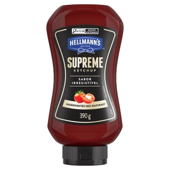 KETCHUP HELLMANN'S SUPREME SQUEEZE 390G