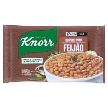 TEMPERO PÓ FEIJÃO KNORR PACOTE 50G C/ 10 UN (24)