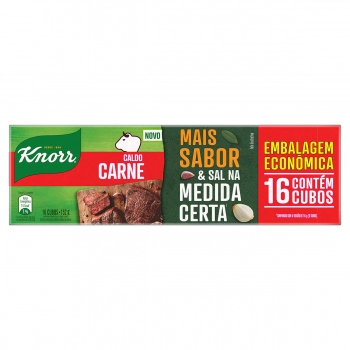 UNI CALDO TABLETE CARNE KNORR MAIS SABOR C/16 UNID 152G (60)