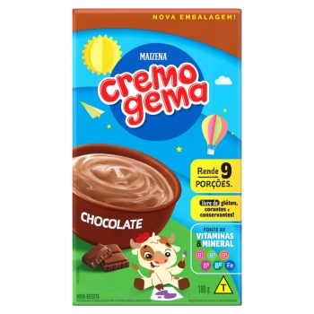 MINGAU CHOCOLATE MAIZENA CREMOGEMA CAIXA 180G