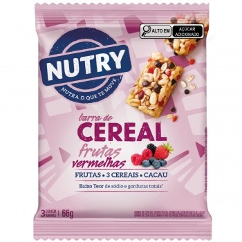 BARRA DE CEREAL FRUTAS VERMELHAS FP 3X22G