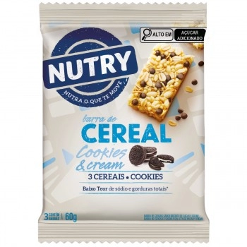 BARRA DE CEREAL COOKIES N CREAM FP 3X22G 