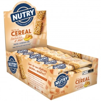 BARRA DE CEREAL AVEIA,BANANA E MEL DP 24X22G