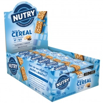 BARRA DE CEREAL CASTANHA CAJÚ C/ CHOCOLATE DP 24X22G