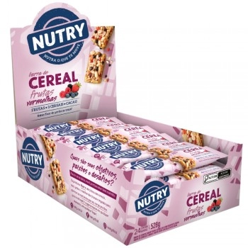 BARRA DE CEREAL FRUTAS VERMELHAS DP 24X22G