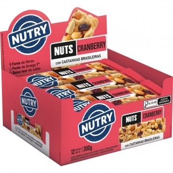 BARRA NUTS REGULAR CRAMBERRY DP 12X25G