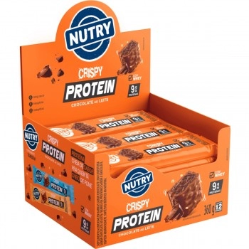BARRA PROTEÍNA CRISPY CHOC. LEITE DP 12X30G
