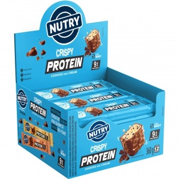 BARRA PROTEÍNA CRISPY COOKIES DP 12X30G