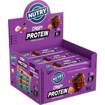 BARRA DE PROTEÍNA CRISPY TRUFA CHOC DP 12X30G 