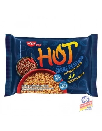 Nissin Lámen Hot Carne Desfiada 85g