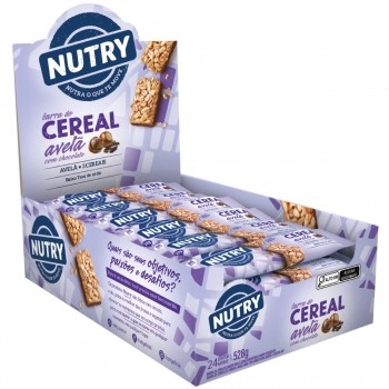 BARRA DE CEREAL AVELÃ C/ CHOCOLATE DP 24X22G 