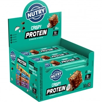 BARRA PROTEÍNA CRISPY BOMBOM COCO DP 12X30G 