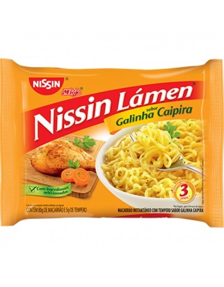 Nissin Lámen Galinha Caipira 85g