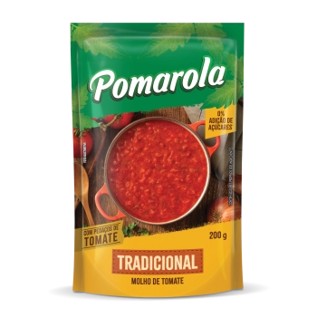 MOLHO DE TOMATE TRADICIONAL POMAROLA SACHÊ 200G 