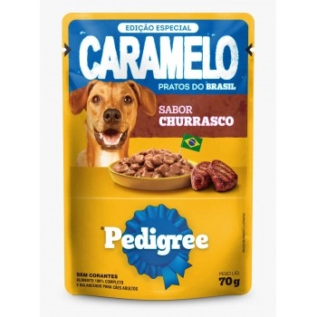 PEDIGREE SACHE CARAMELO CHURRASCO 70G 