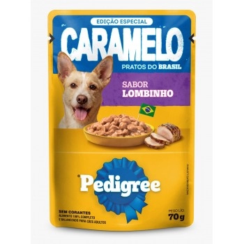 PEDIGREE SACHE CARAMELO LOMBINHO 70G 