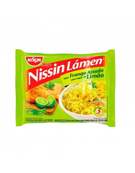 Nissin Lámen Frango Assado com Limão 85g