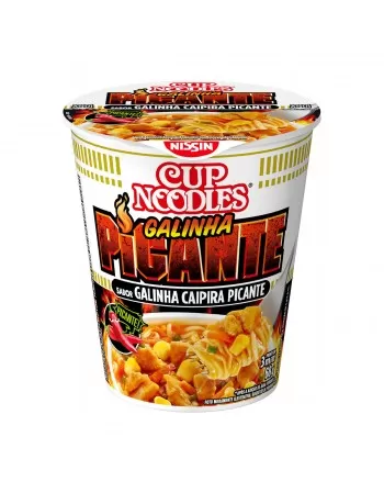 Nissin Cup Noodles Galinha Caipira Picante 69g