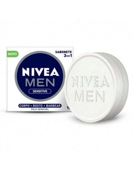 Nivea Sabonete Sensitive 3 em 1 90g