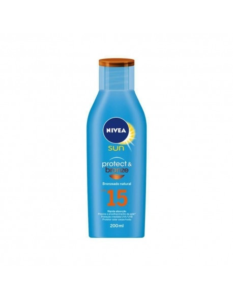 Nivea Protetor Solar Protect e Bronze FPS15 200ml