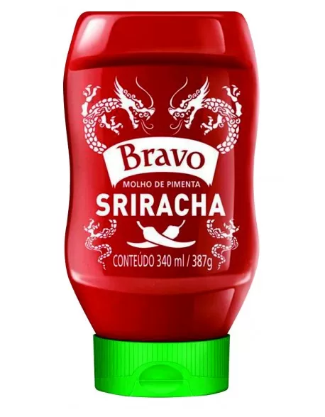 Molho de Pimenta Sriracha Bravo 340ml