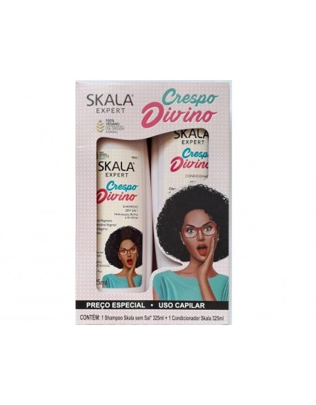 Skala Shampoo + Condicionador Crespo Divino 325ml