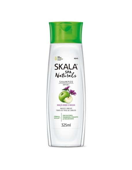 Skala Shampoo Maçã Verde e Malva 325ml