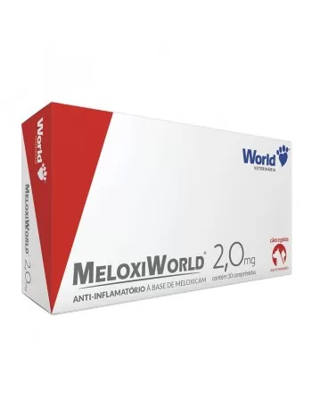 Anti-inflamatório Meloxiworld 2,0mg com 10 comprimidos