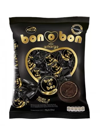 Bombom Bonobon Amargo 50 Unidades de 15g