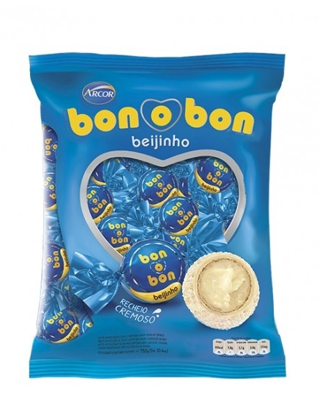 Bonobon Beijinho 750g 50 unidades