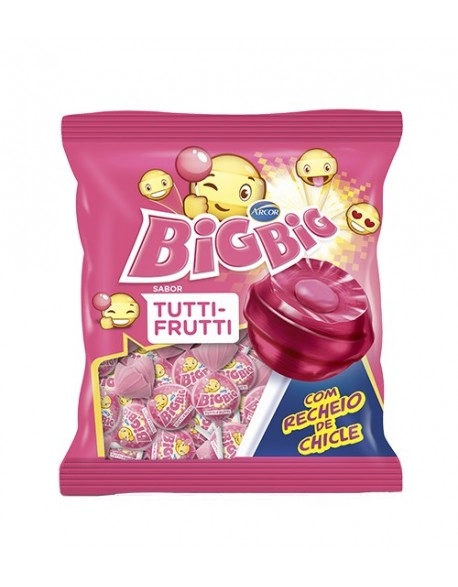 Pirulito Big Big Tutti Frutti 600g