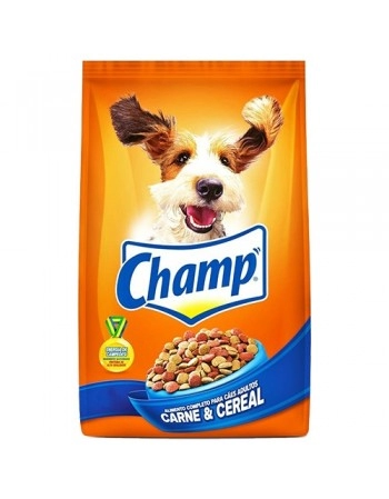 Ração Champ Carne e Cereais para cães de médio e grande porte 10,1Kg