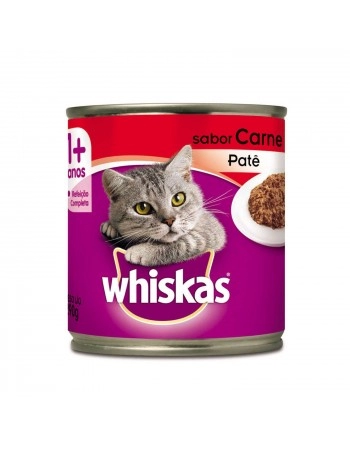 WHISKAS® Lata Patê Sabor Carne 290g