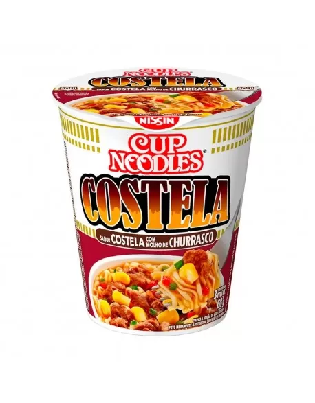 Nissin Cup Noodles Costela com Molho de Churrasco 70g