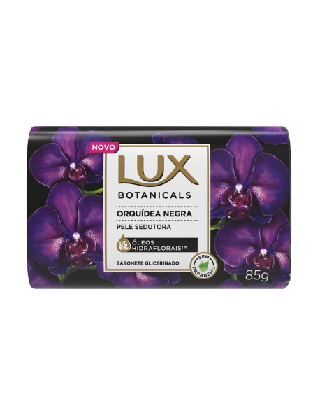 Lux Sabonete Barra Orquídea Negra 85g