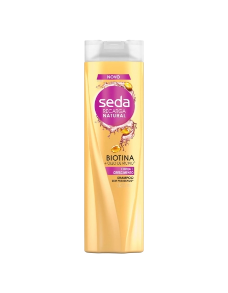 Seda Shampoo Biotina e Óleo Rícino 325ml