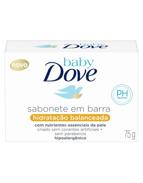 Dove Baby Hidratação Balanceada - Sabonete em Barra 75g