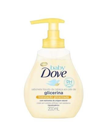 Dove Baby Sabonete Líquido Glicerina 200ml