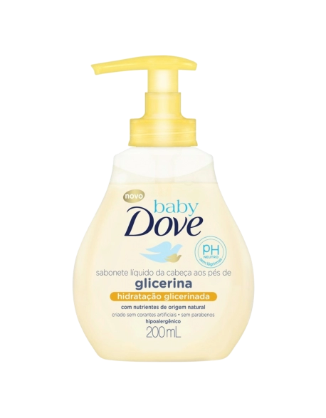 Dove Baby Sabonete Líquido Glicerina 200ml