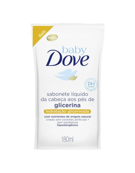 Dove Baby Sabonete Líquido Glicerinado 180ml