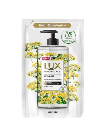 Lux Sabonete Líquido Mãos Erva Doce Refil 440ml