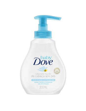 Dove Baby Sabonete Líquido Hidratação Enriquecida 200ml