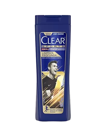 Shampoo Clear Men Anticaspa Limpeza Profunda 400ml