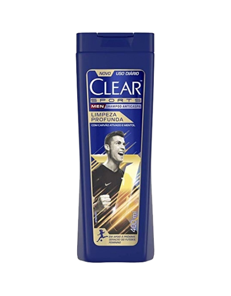 Shampoo Clear Men Anticaspa Limpeza Profunda 400ml