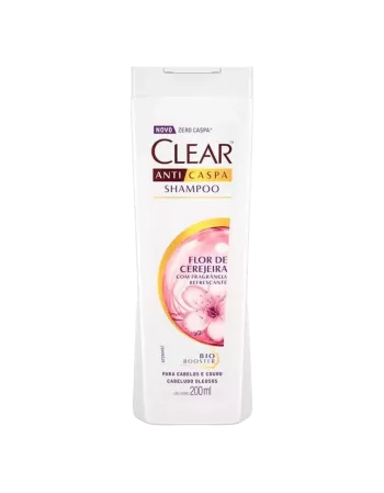Shampoo Clear Women Anticaspas Flor de Cerejeira 200ml